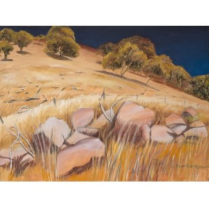 Monaro Hills 2 acrylic on canvas, 77X100cm